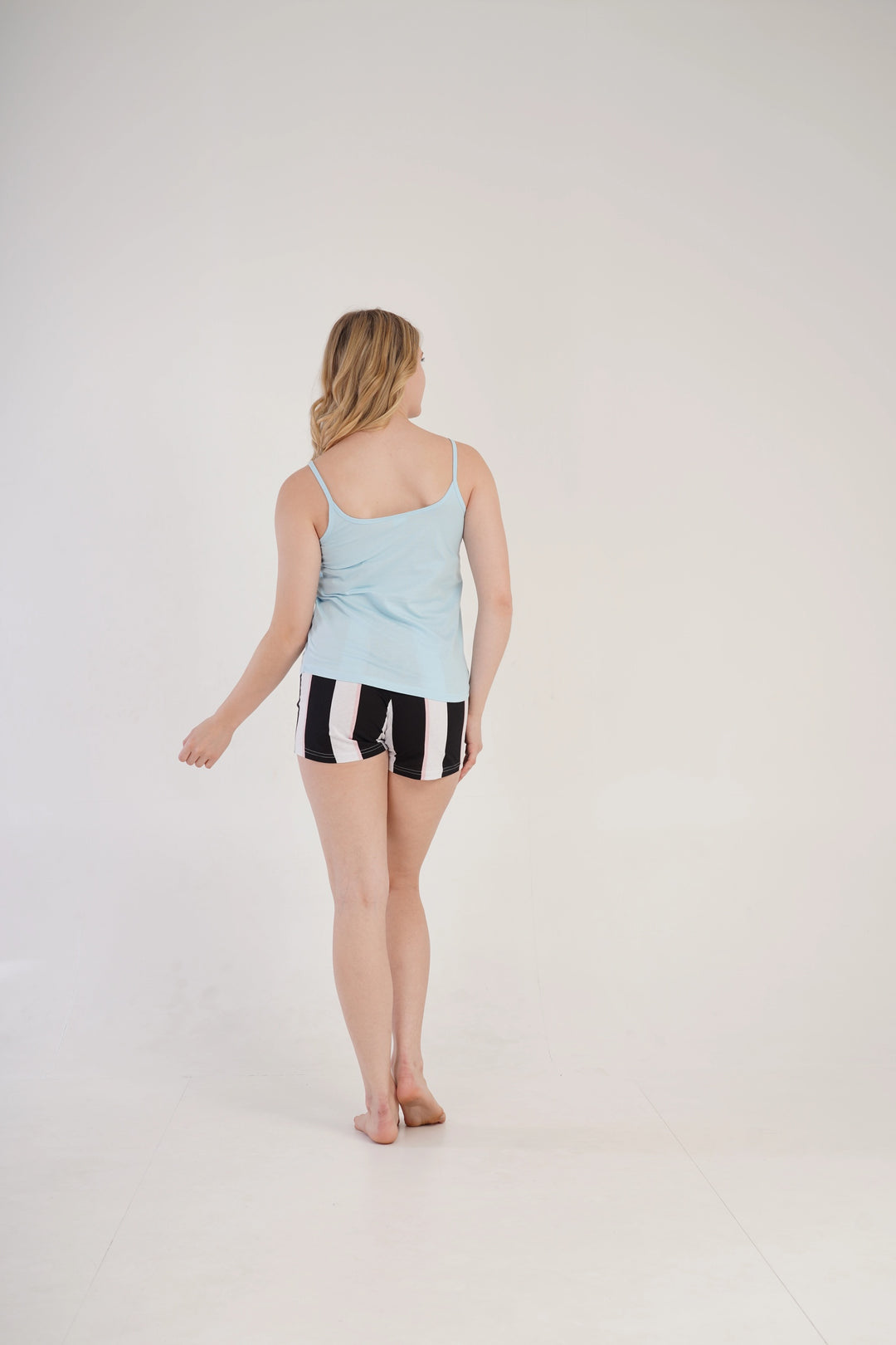 Piżama Damska Vienetta Panda Dreamland Blue, niebieska, r. S-XL