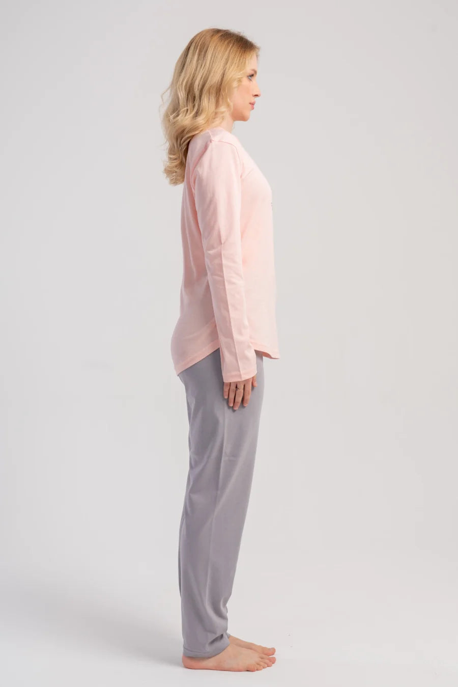 Piżama Damska Vienetta Sweet Dreams, Różowy, r. S-XL