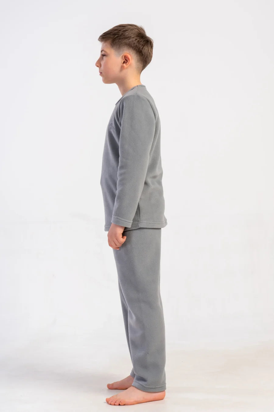Piżama chłopięca Vienetta Warm Cloud, Szary, r. 128-158