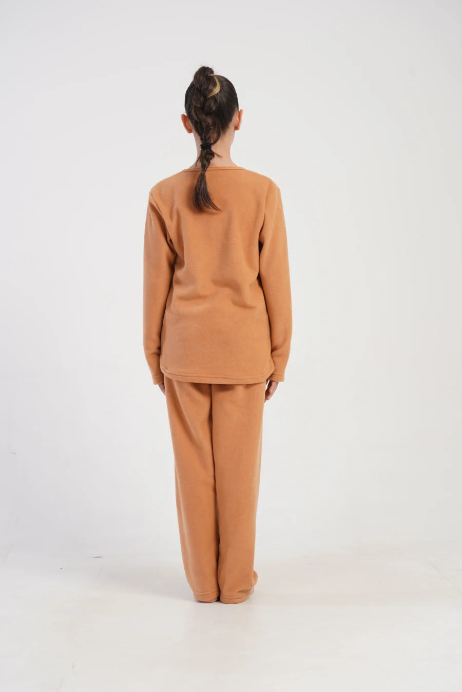 Piżama dziewczęca Vienetta Cozy Bear, Karmelowy, r. 128 - 158