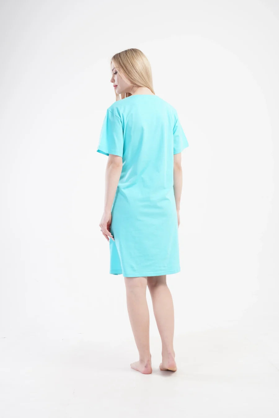 Koszula do Karmienia Vienetta Hello Little One, Turkusowy, r. S-XL