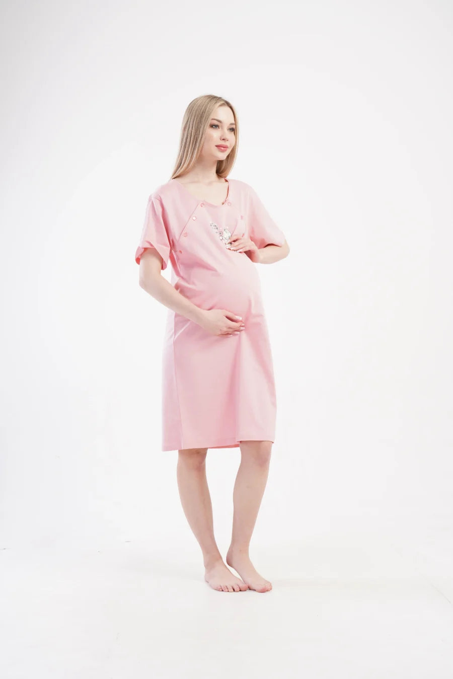 Koszula do Karmienia Vienetta Mommy, Różowy, r. M-XXL