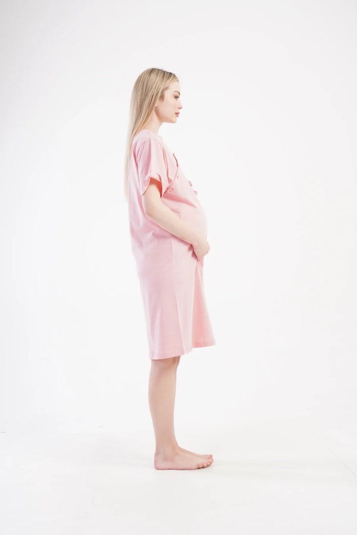 Koszula do Karmienia Vienetta Mommy, Różowy, r. M-XXL