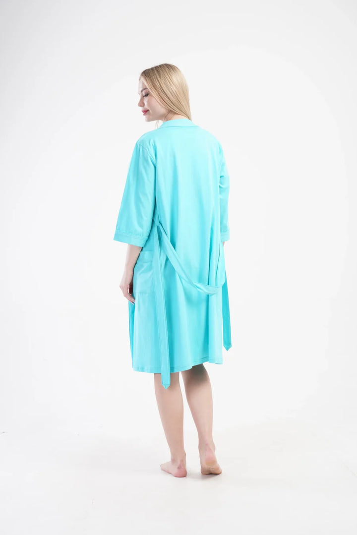 Komplet Damski Vienetta Parrots, Niebieski, r. S-XL