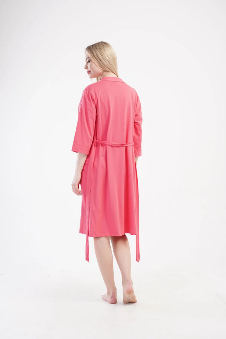 Komplet Damski Vienetta Parrots, Koralowy, r. S-XL