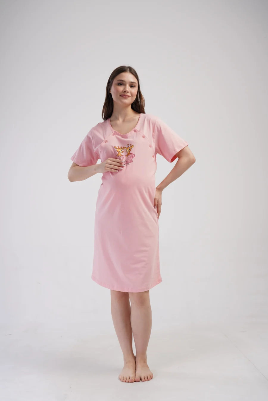 Koszula do Karmienia Vienetta Boy or Girl, Różowy, r. S-XL