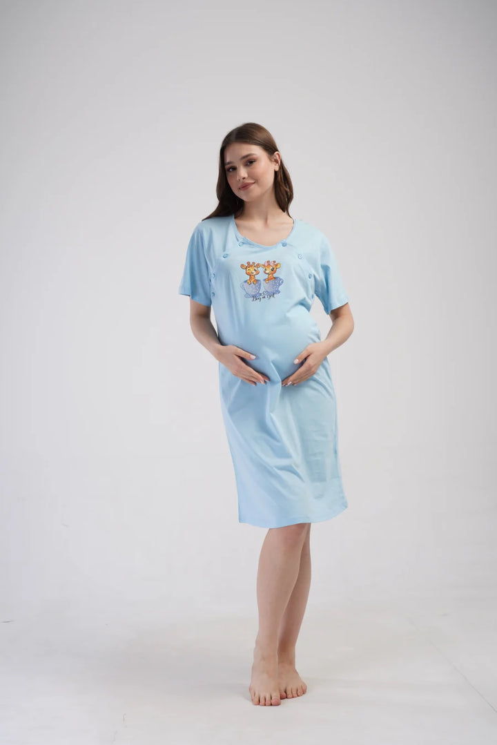 Koszula do Karmienia Vienetta Boy or Girl, Niebieski, r. S-XL