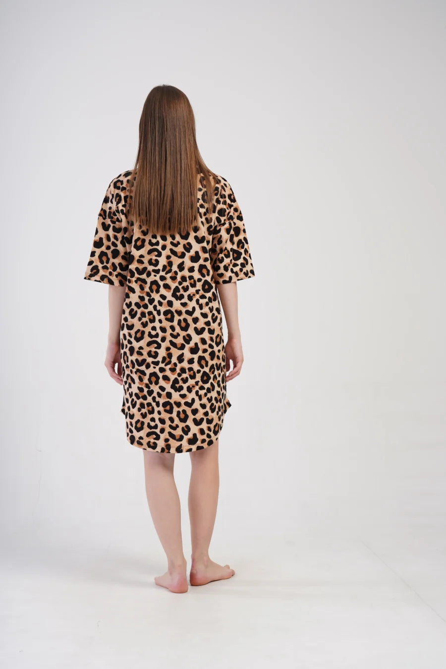 Koszula Nocna Vienetta Panther Vibe, Beżowy, r. 1XL - 4XL