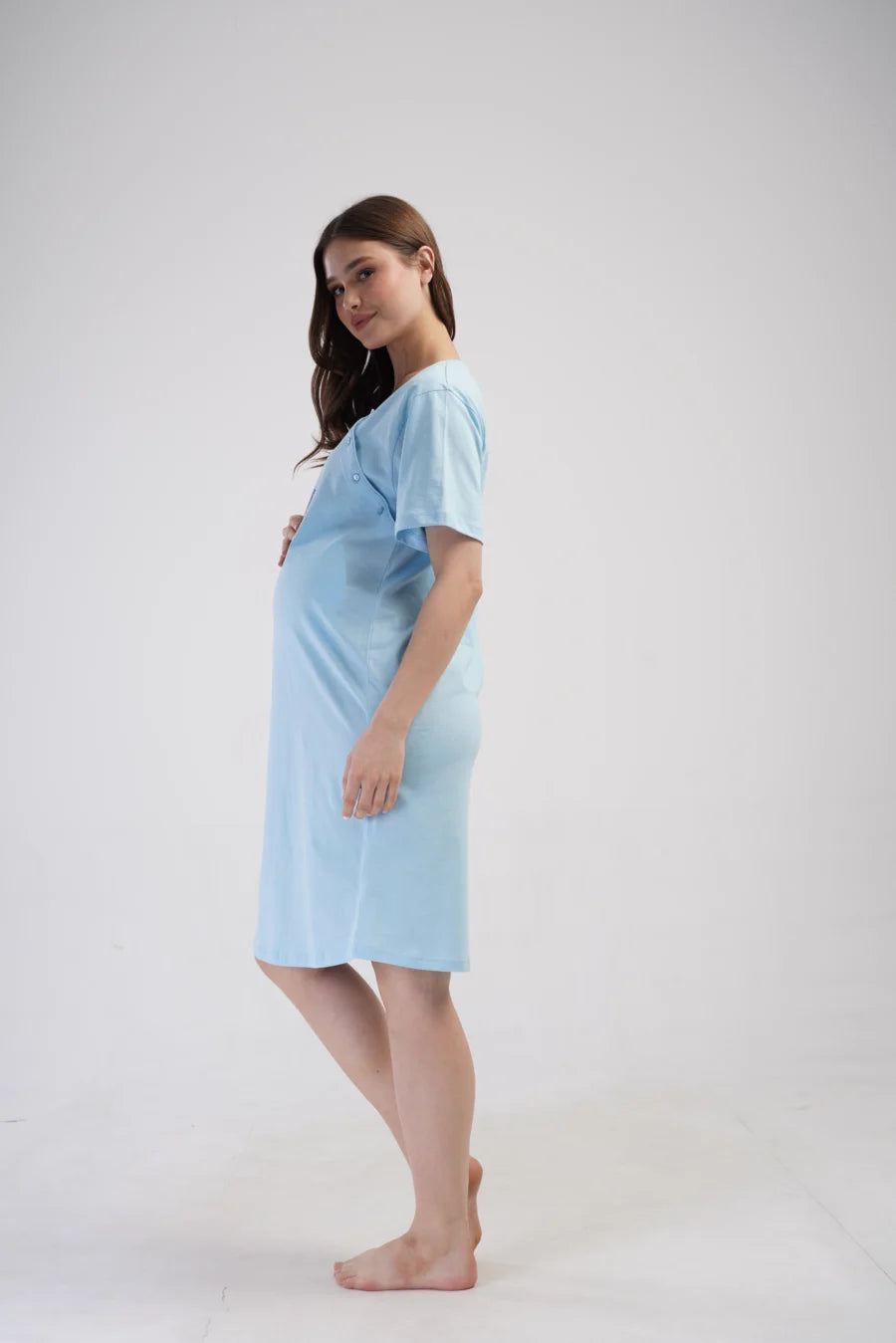 Koszula do Karmienia Vienetta Boy or Girl, Niebieski, r. S-XL