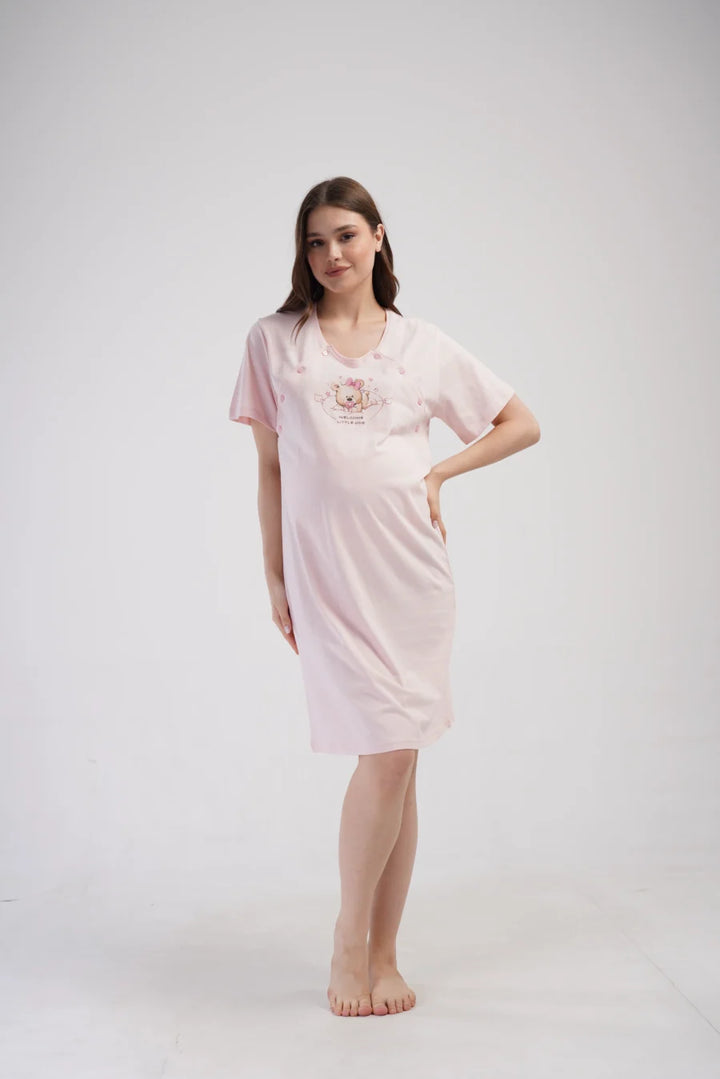 Koszula do Karmienia Vienetta Welcome, Różowy, r. M-XXL