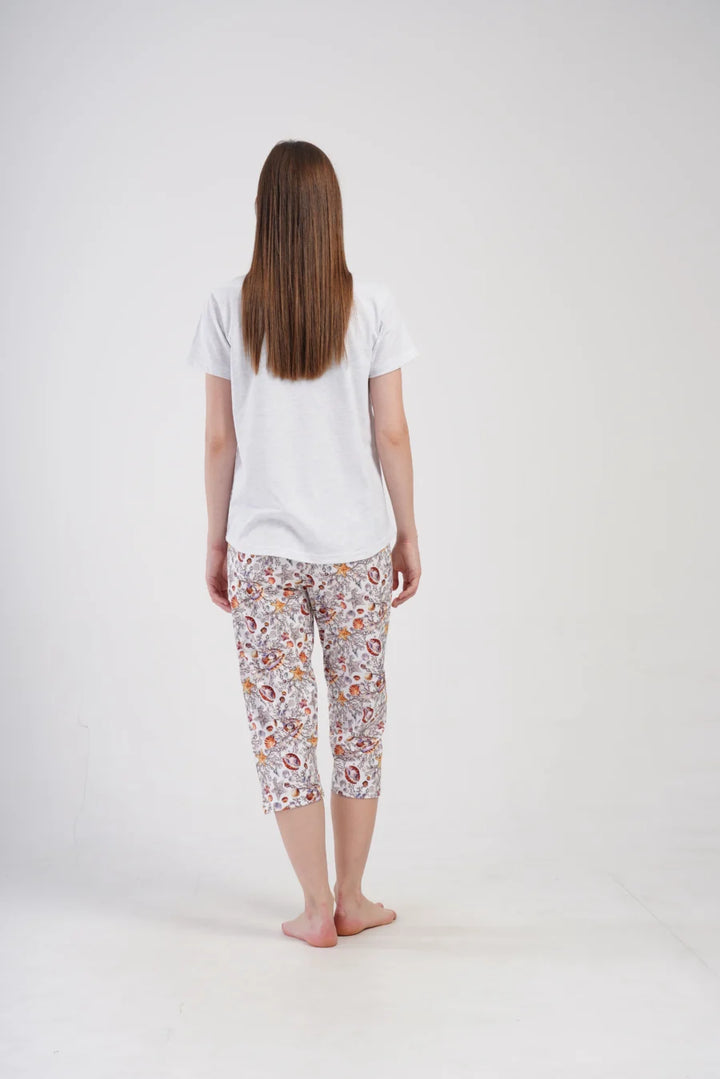 Piżama Damska Vienetta The Sea, Szary, r. M-XXL