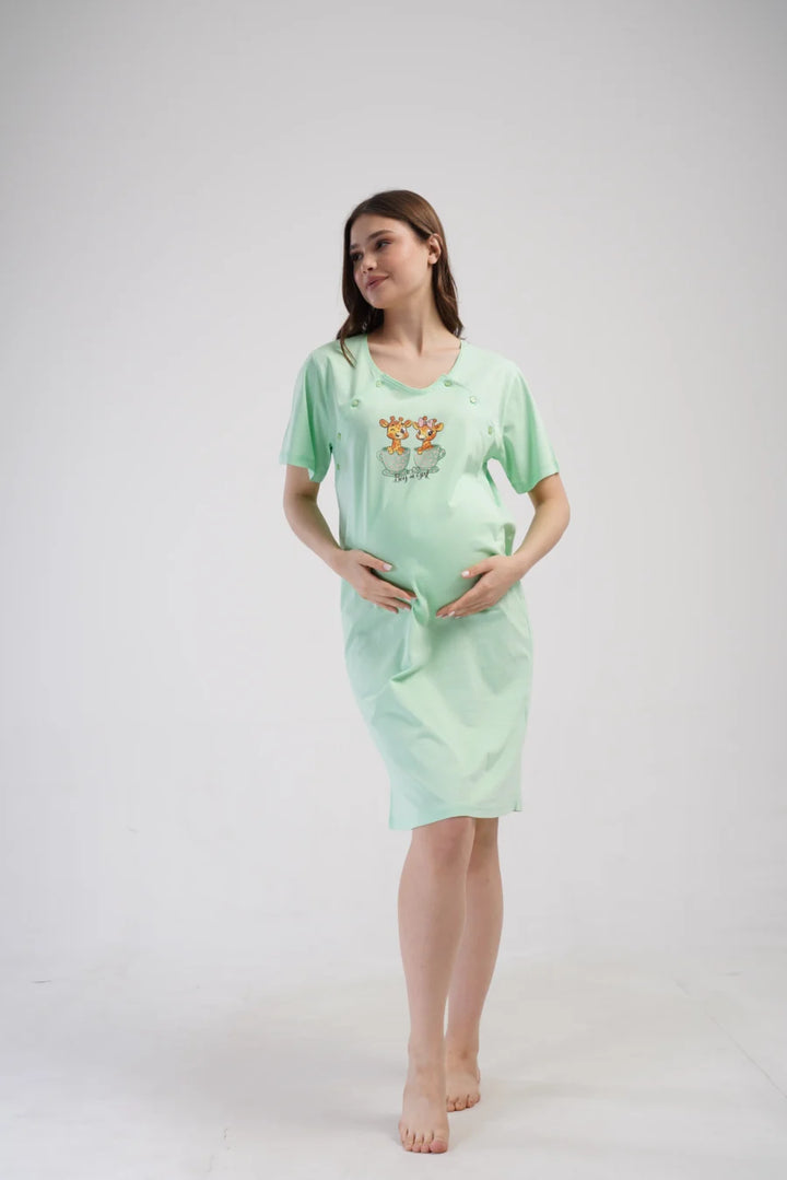 Koszula do Karmienia Vienetta Boy or Girl, Zielony, r. S-XL