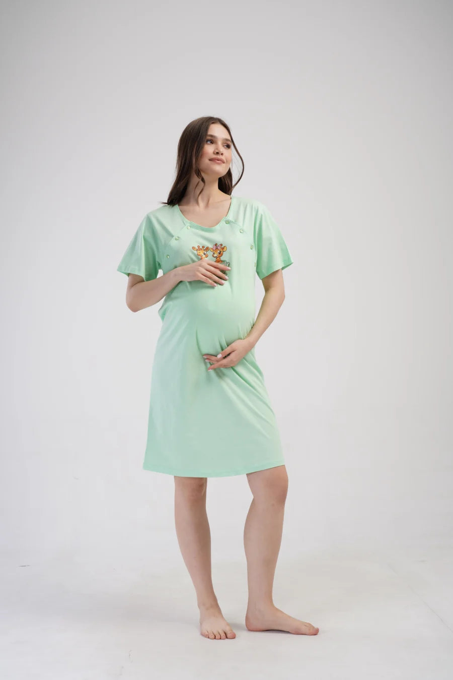 Koszula do Karmienia Vienetta Boy or Girl, Zielony, r. S-XL