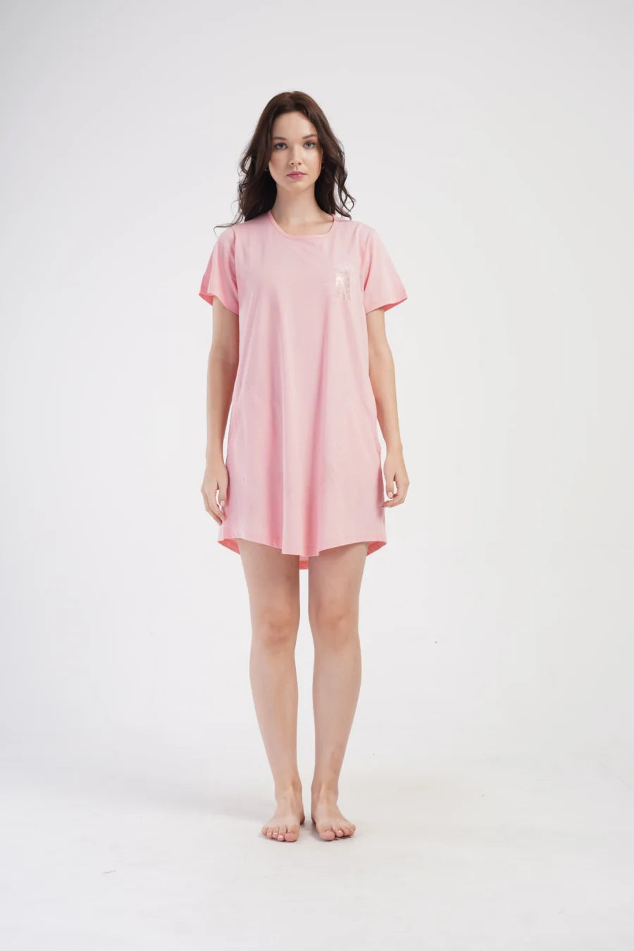 Koszula Nocna Damska Vienetta, Pink Power, Różowy, r. 1XL - 4XL