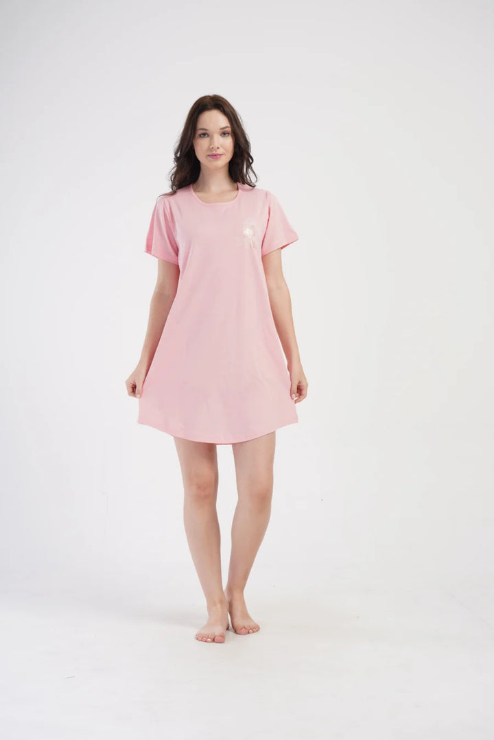 Koszula Nocna Damska Vienetta, Pink Power, Różowy, r. 1XL - 4XL