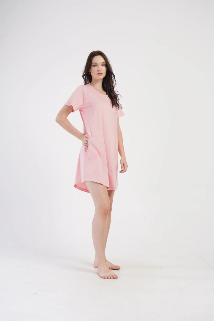 Koszula Nocna Damska Vienetta, Pink Power, Różowy, r. 1XL - 4XL