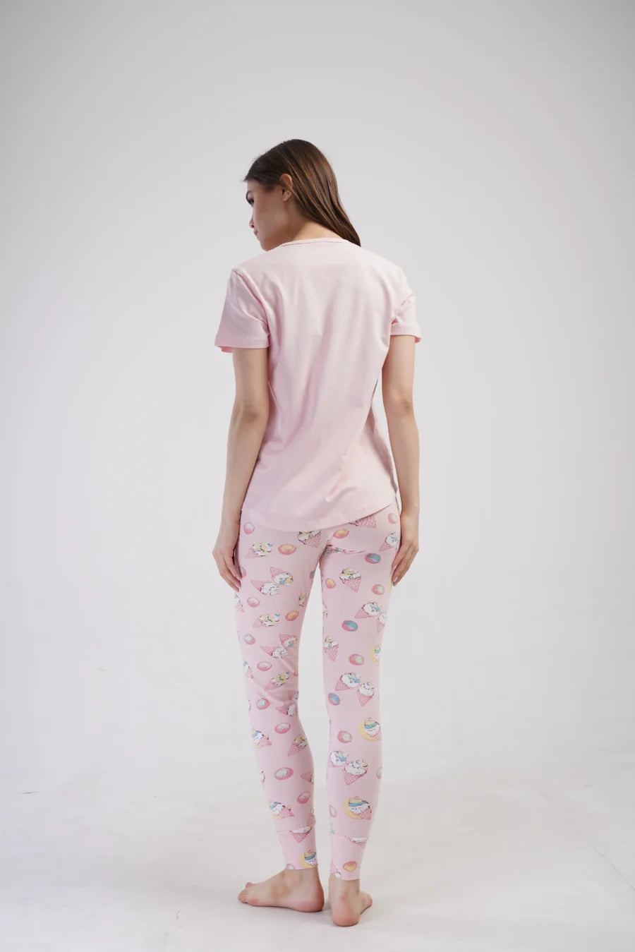 Piżama Damska Vienetta Sweet Things, Różowy, r. S-XL