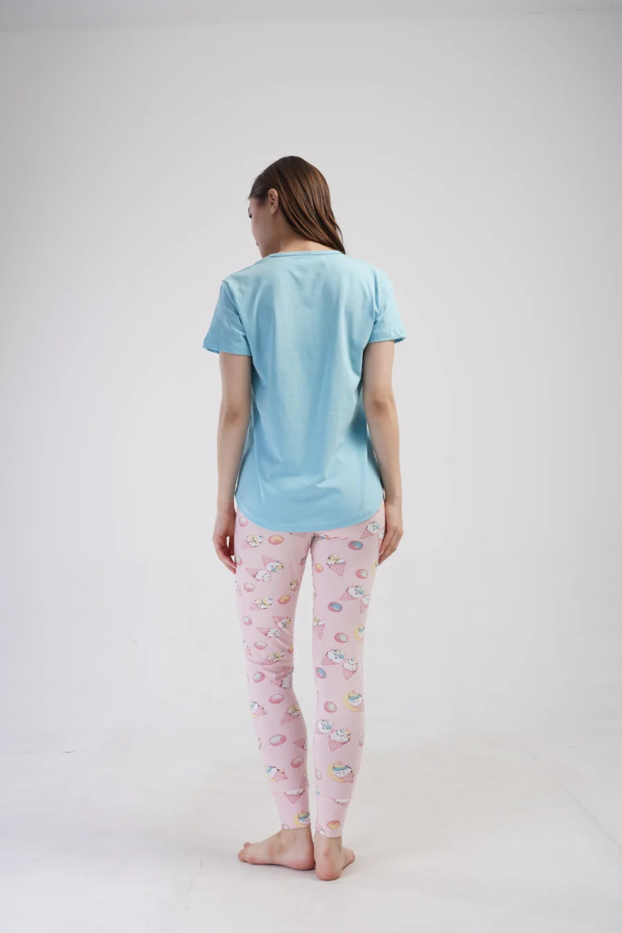 Piżama Damska Vienetta Sweet Things, Niebieski, r. S-XL