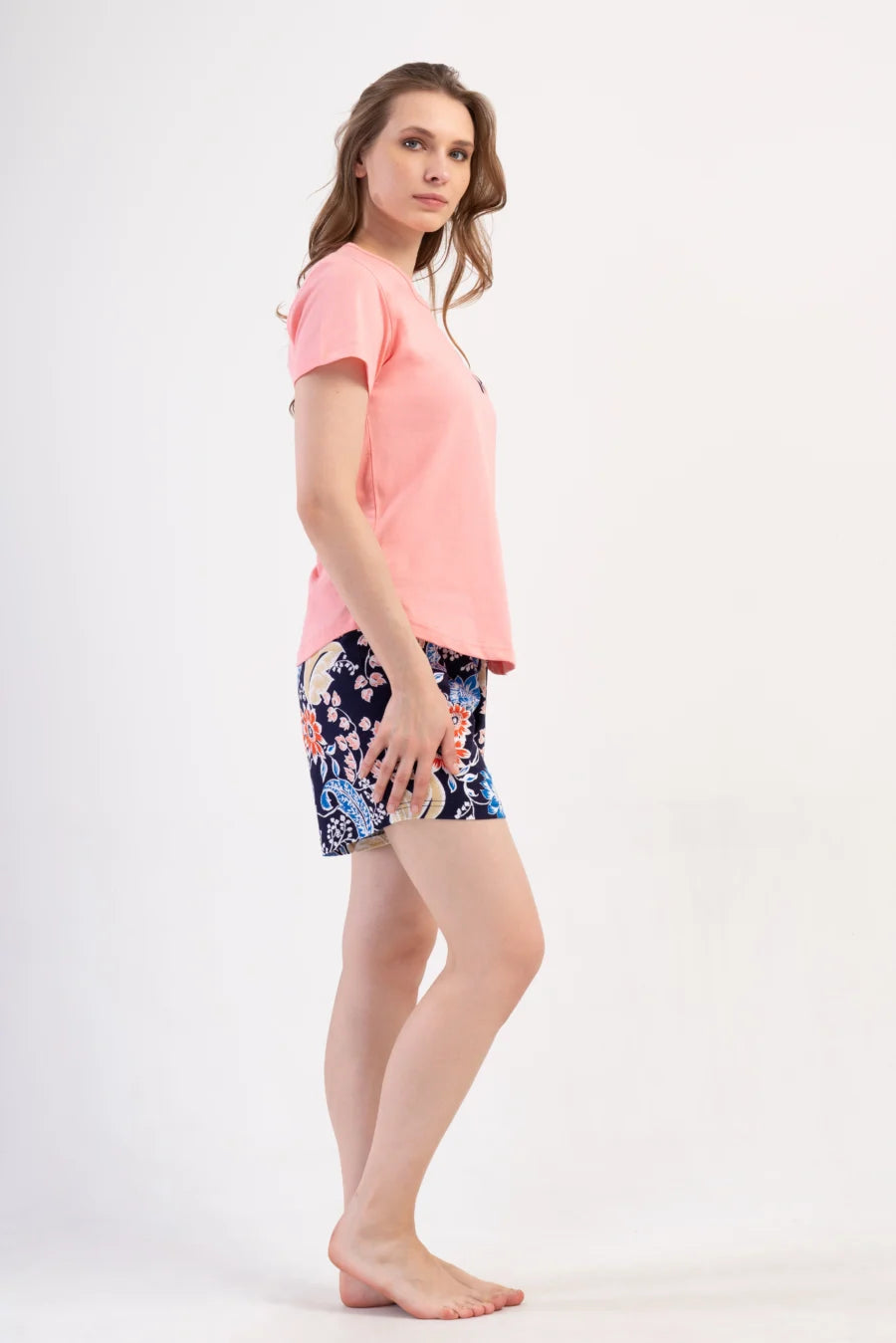 Piżama Damska Vienetta Pure, Różowy, S -XL