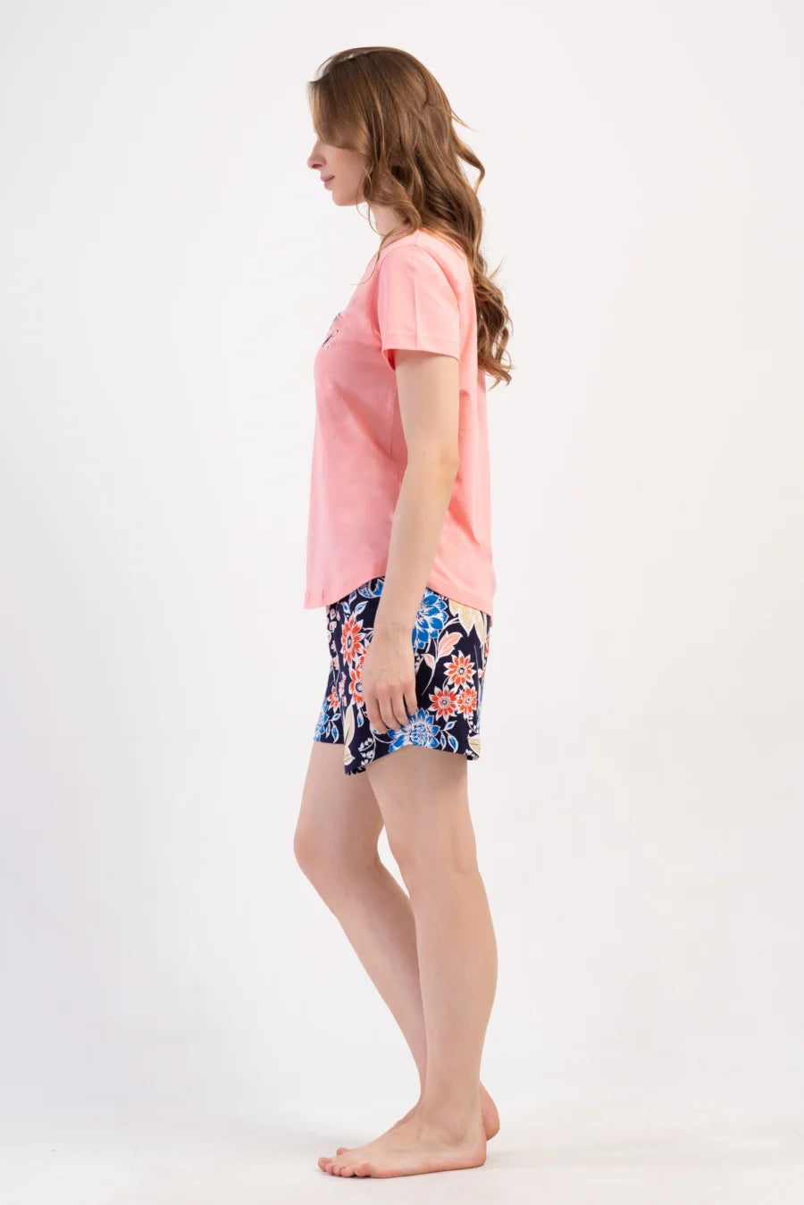 Piżama Damska Vienetta Pure, Różowy, S -XL