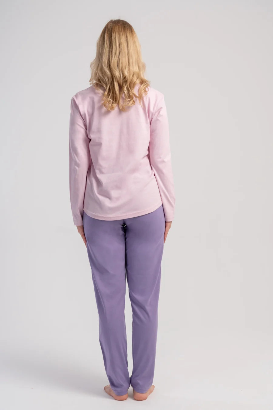 Piżama Damska Vienetta Donkey Dreams, Różowy, r. S-XL