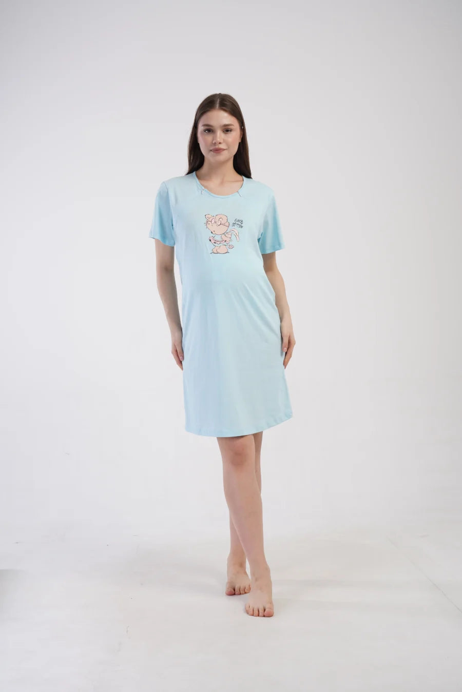 Koszula do Karmienia Vienetta Little Princess, Niebieski, r. S-XL