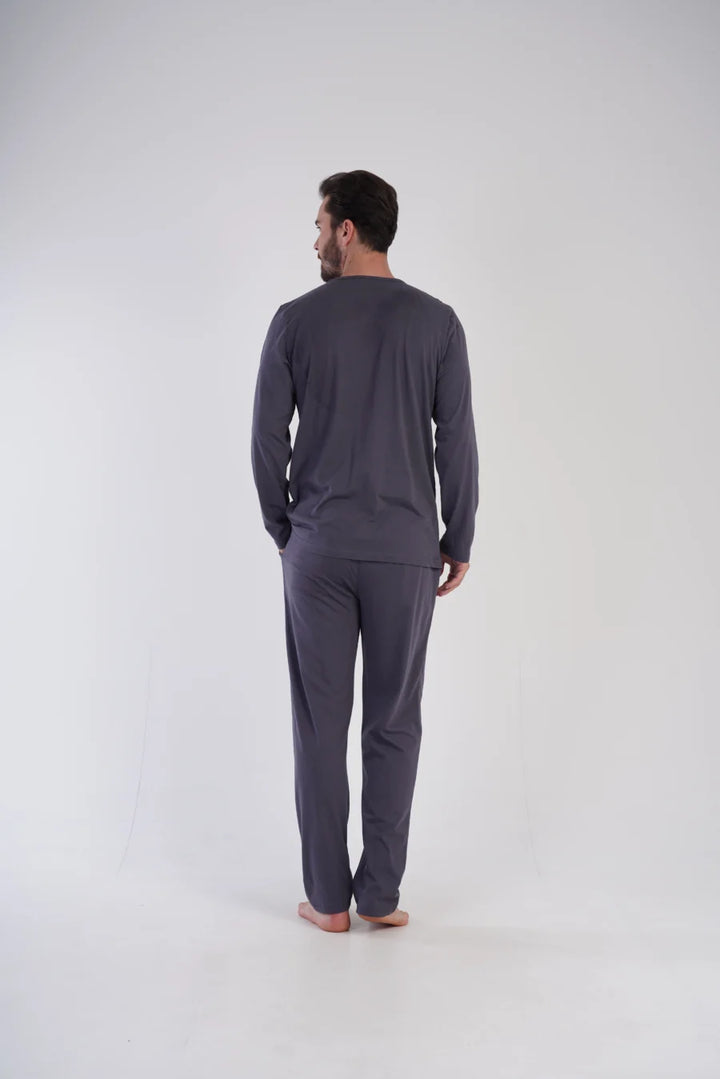 Piżama Męska Vienetta Best in Town, Szary, r. L-XXL