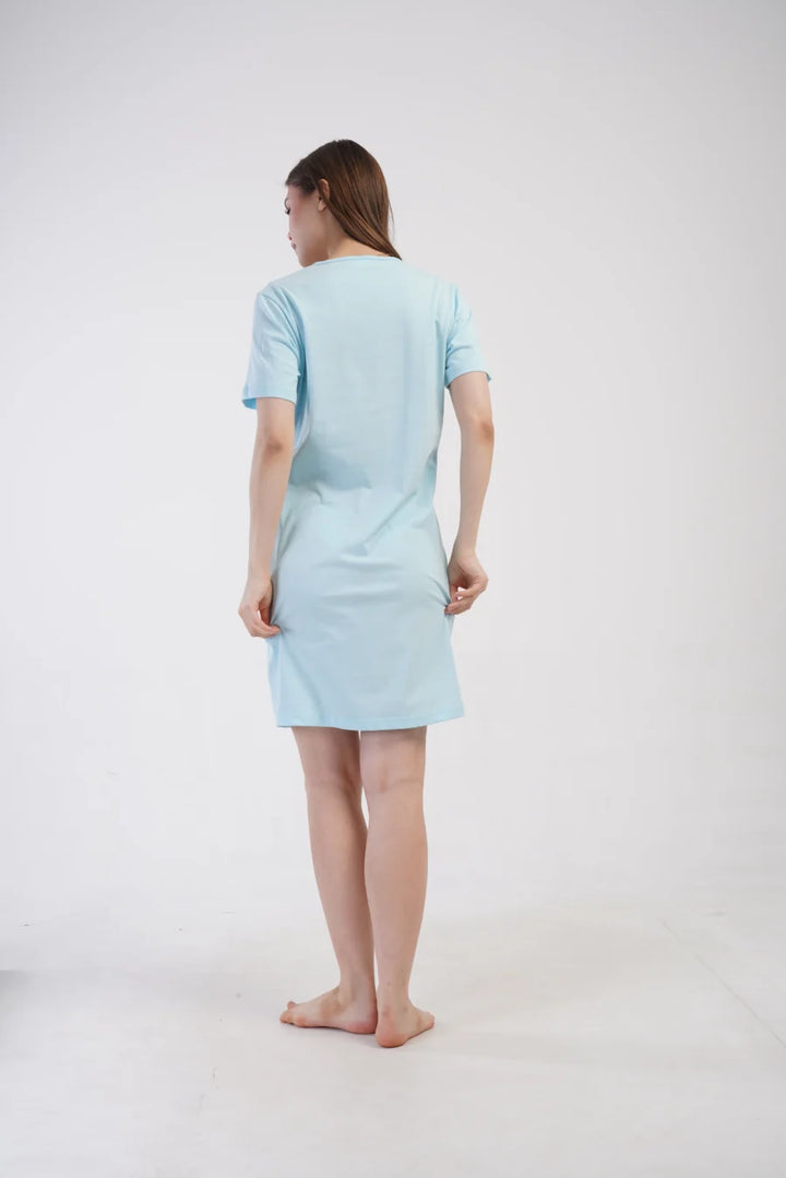 Koszula do Karmienia Vienetta Little Princess, Niebieski, r. S-XL