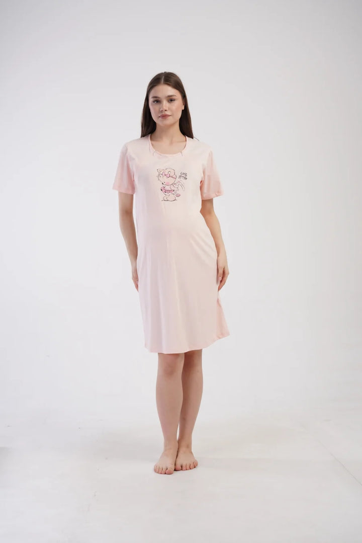 Koszula do Karmienia Vienetta Little Princess, Różowy, r. S-XL