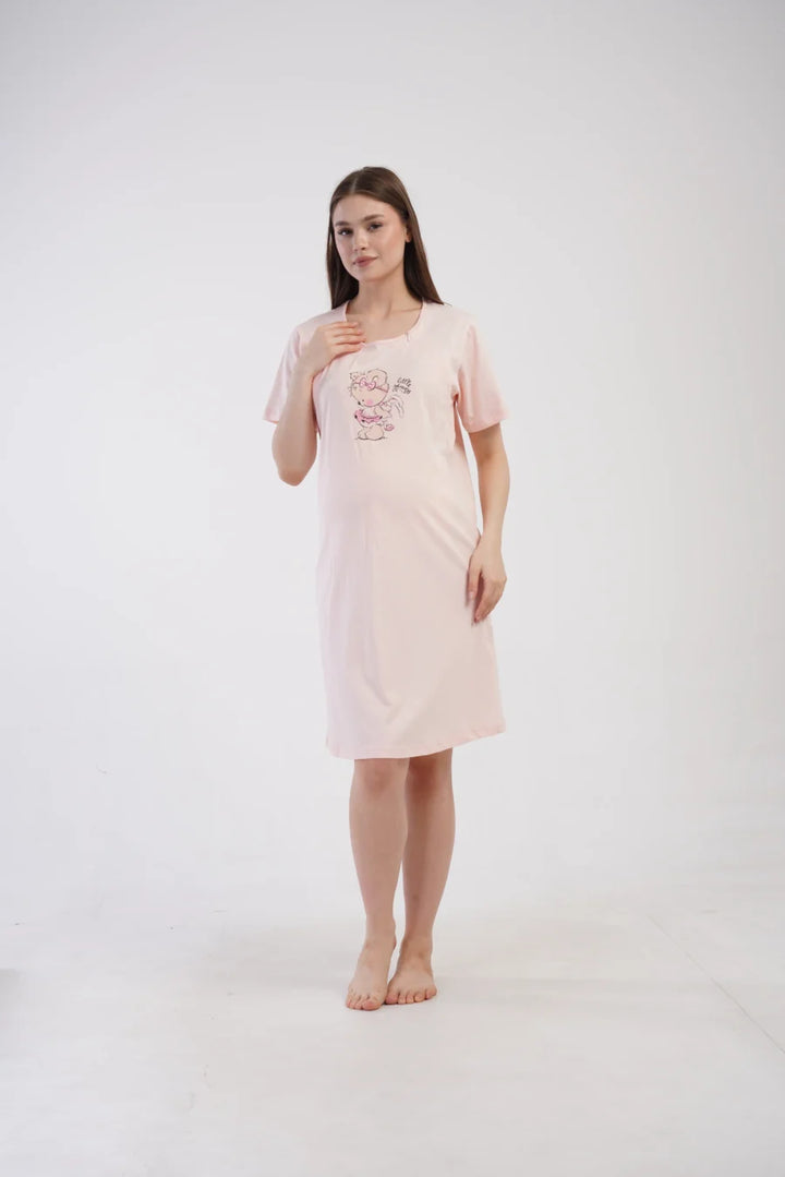 Koszula do Karmienia Vienetta Little Princess, Różowy, r. S-XL