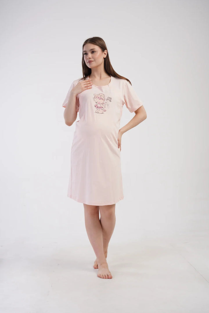 Koszula do Karmienia Vienetta Little Princess, Różowy, r. S-XL