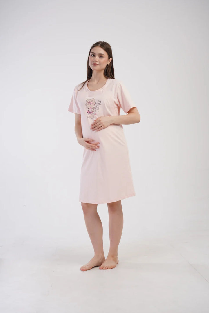 Koszula do Karmienia Vienetta Little Princess, Różowy, r. S-XL