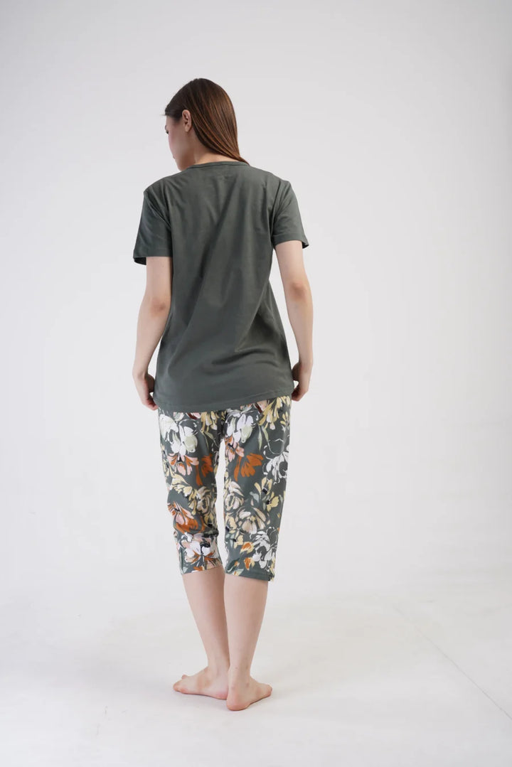 Piżama Damska Vienetta Believe, Zielony, r. 1XL-4XL