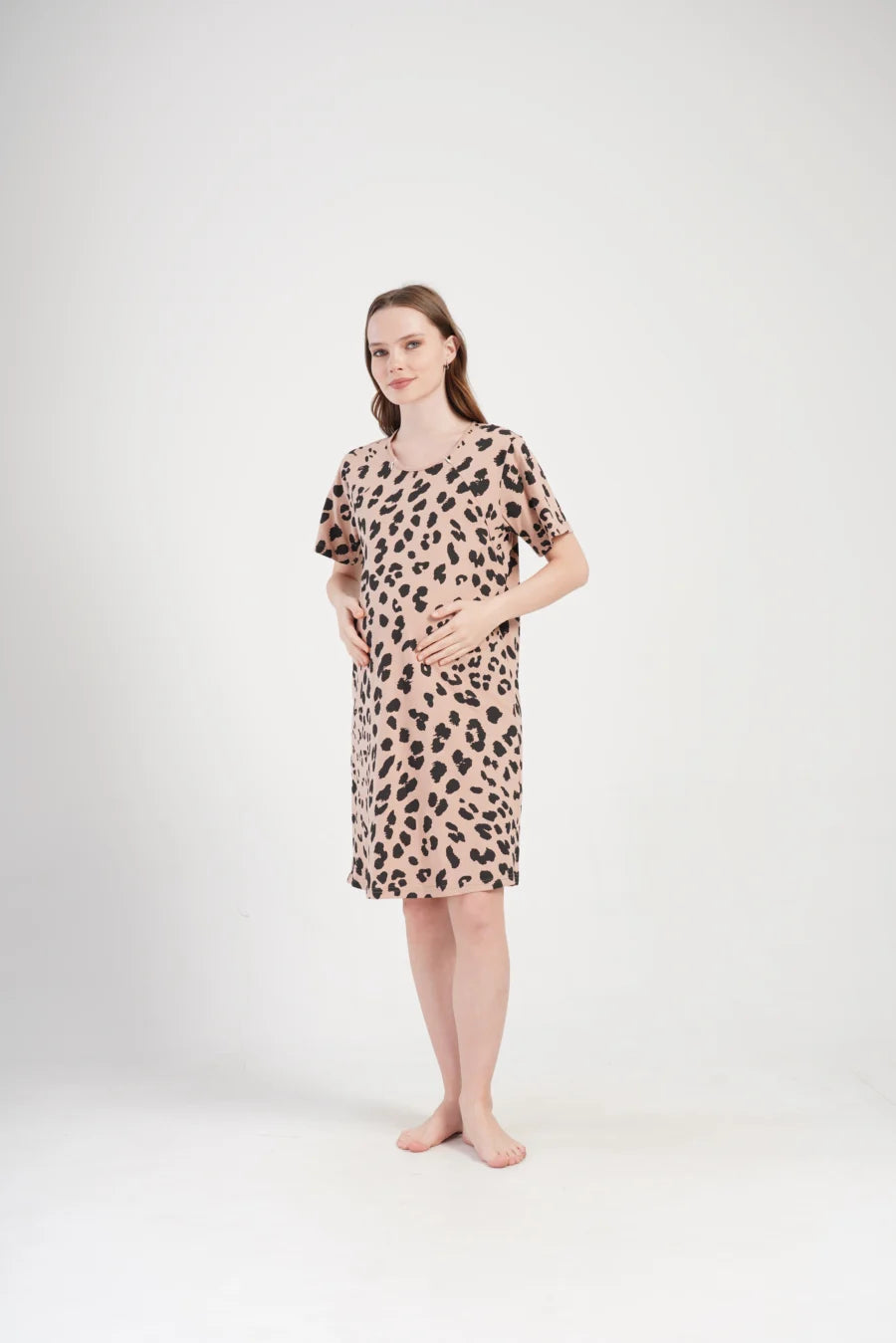 Koszula do Karmienia Vienetta Panther, Beżowy, r. S-XL