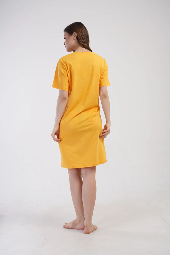 Koszula do Karmienia Vienetta Hello Baby, Żółty, r. S-XXL