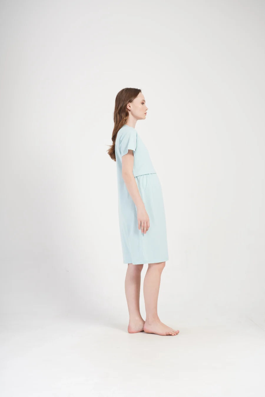 Koszula do Karmienia Vienetta Soft Bloom, Błękitny, r. S-XXL