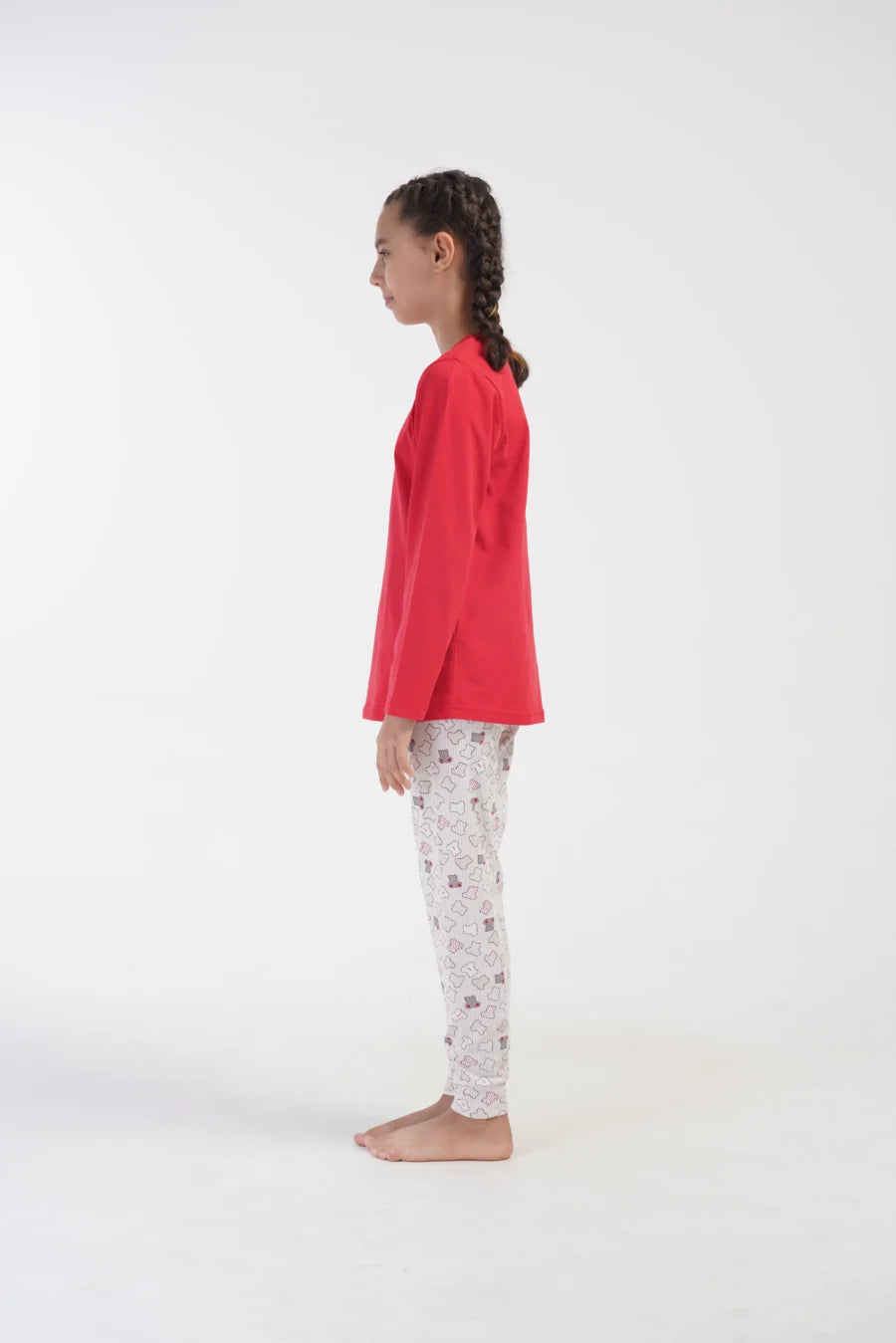 Piżama dziewczęca Vienetta Sweet Amore, Czerwony, r. 134 - 164