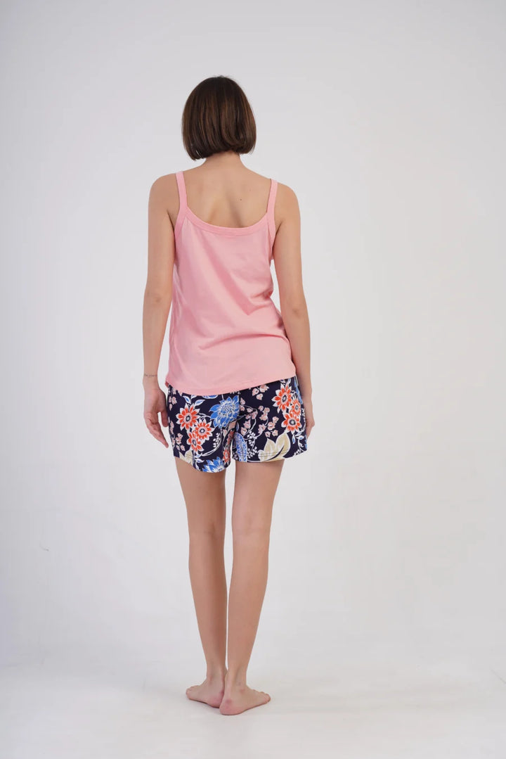 Piżama Damska Vienetta Amour, Różowy, 1XL-4XL