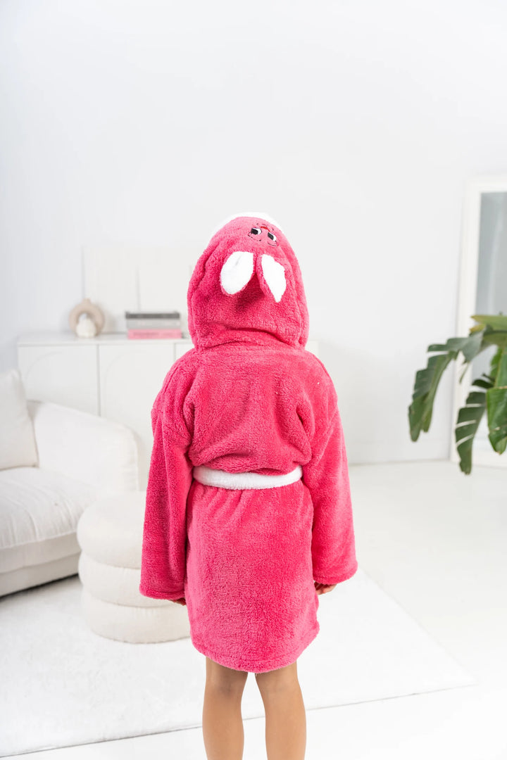 Szlafrok Dziecięcy Honey Bunny Fuschia, fuksja, r. 110-134