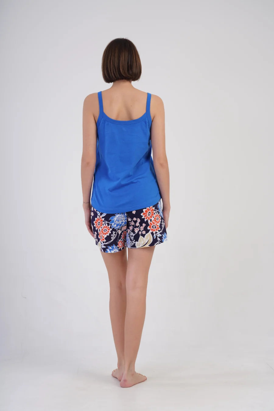 Piżama Damska Vienetta Amour, Niebieski, 1XL-4XL