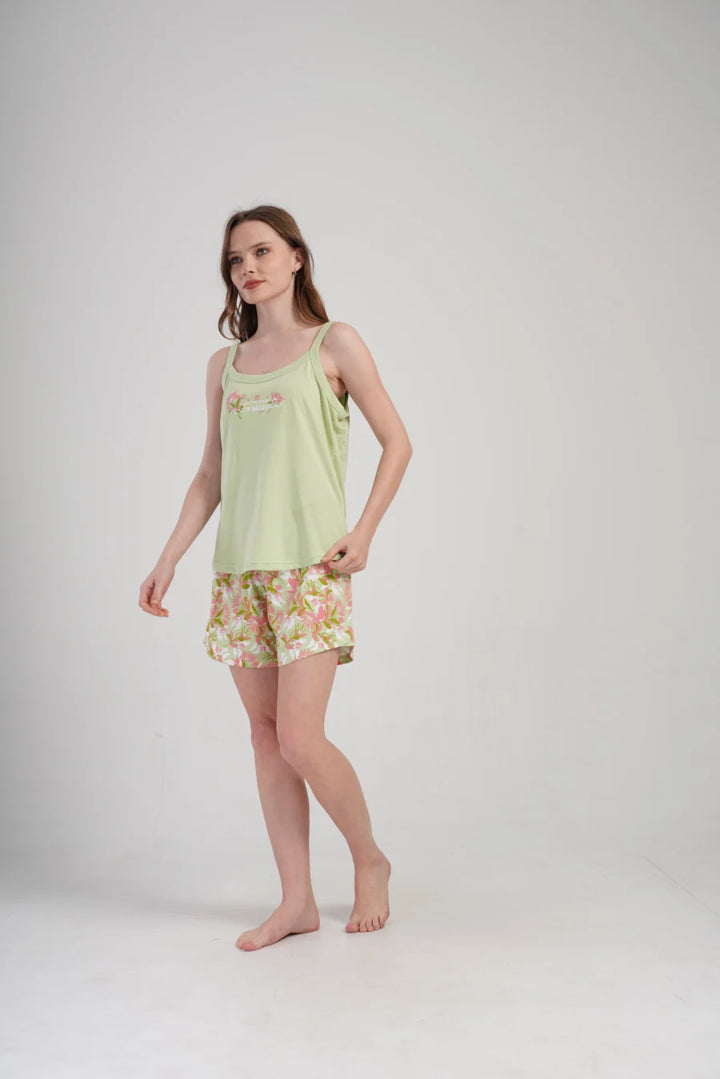 Piżama Damska Vienetta Magic, Zielony, 1XL-4XL