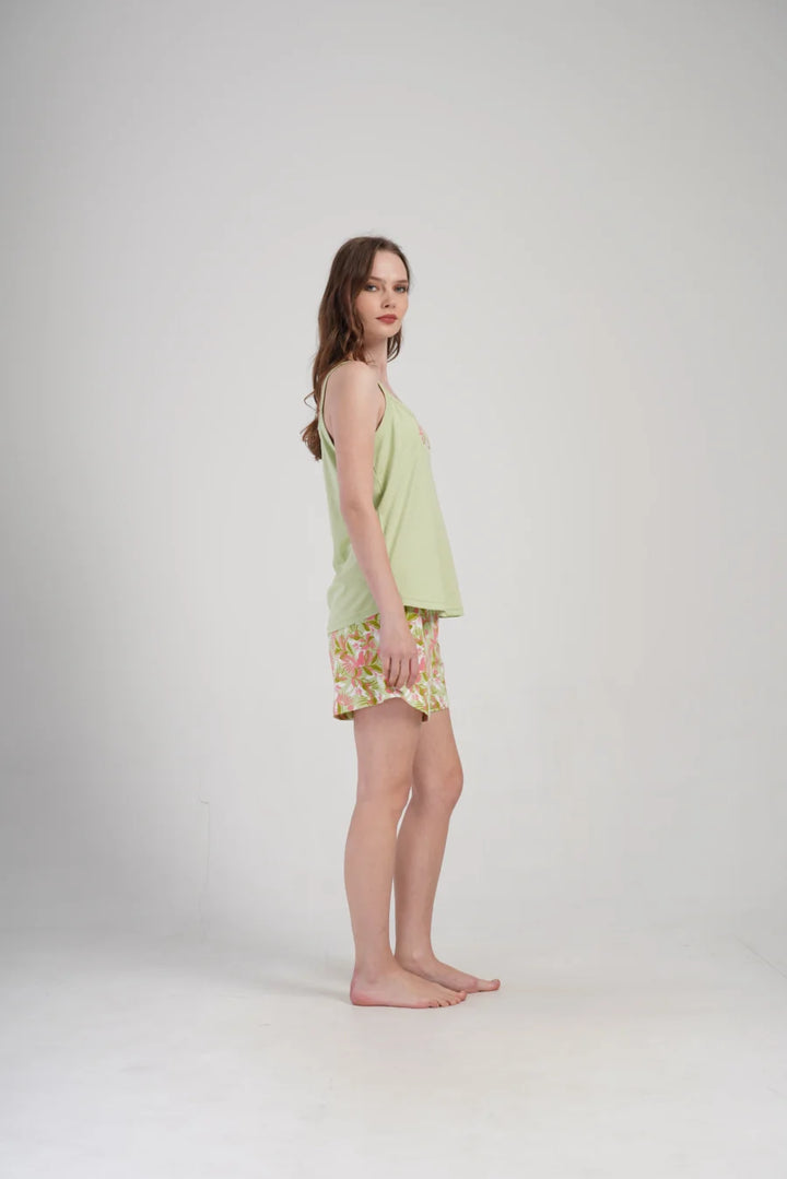 Piżama Damska Vienetta Magic, Zielony, 1XL-4XL