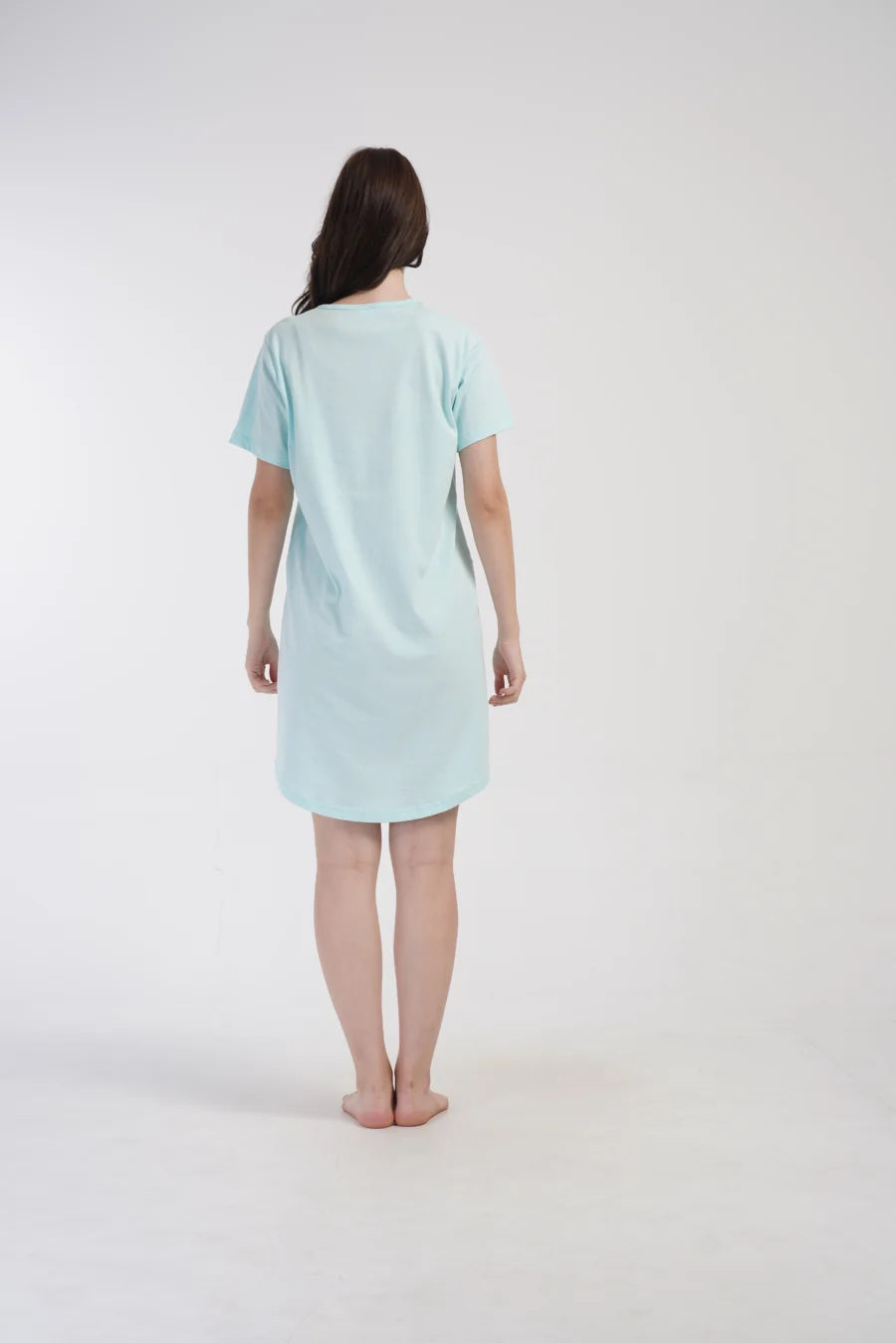 Koszula Nocna Damska Vienetta, Wonderful, Miętowy, r. 1XL - 4XL