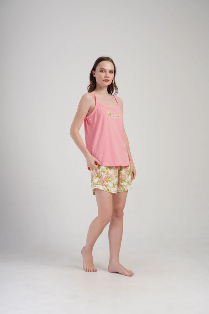 Piżama Damska Vienetta Magic, Różowy, 1XL-4XL