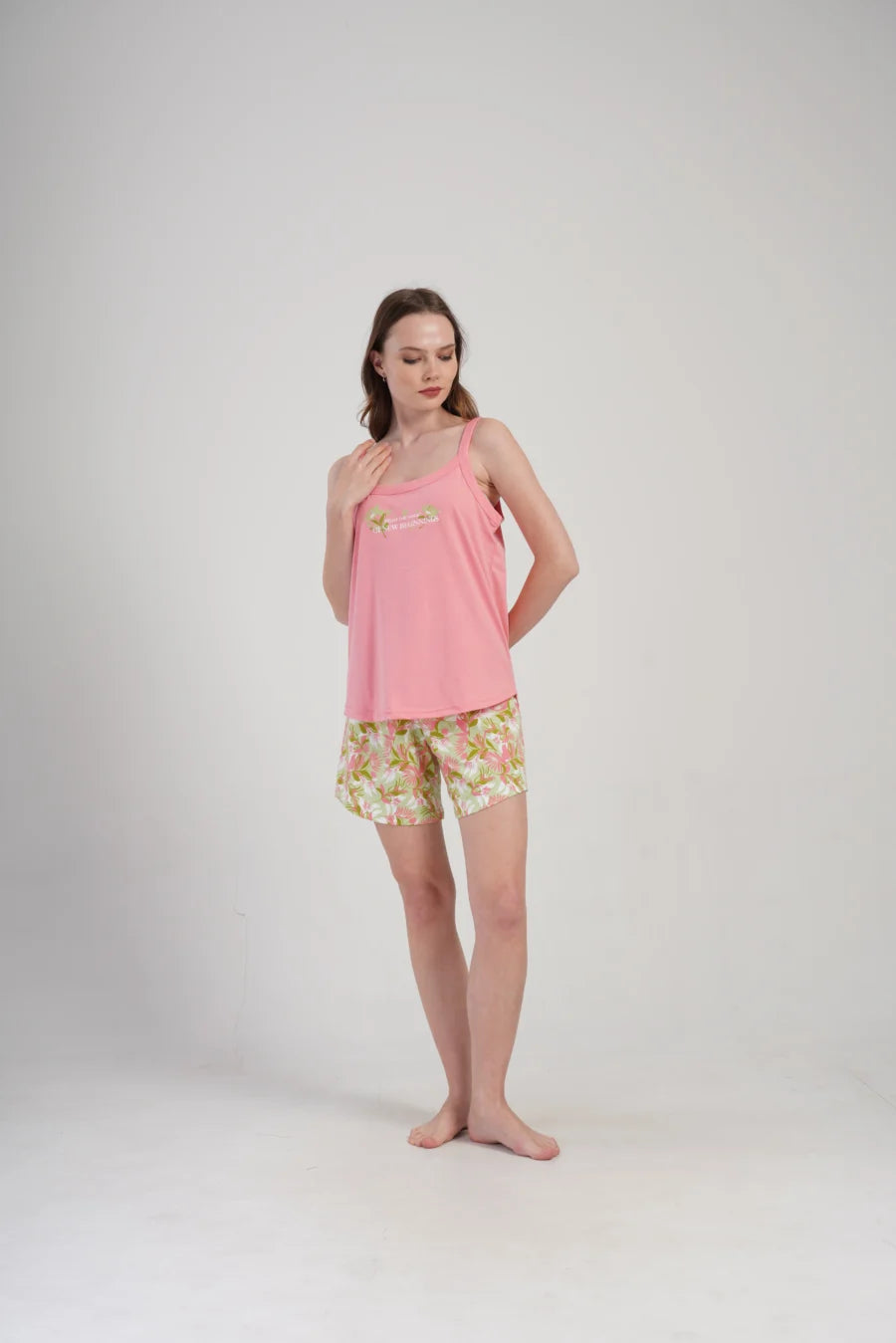 Piżama Damska Vienetta Magic, Różowy, 1XL-4XL