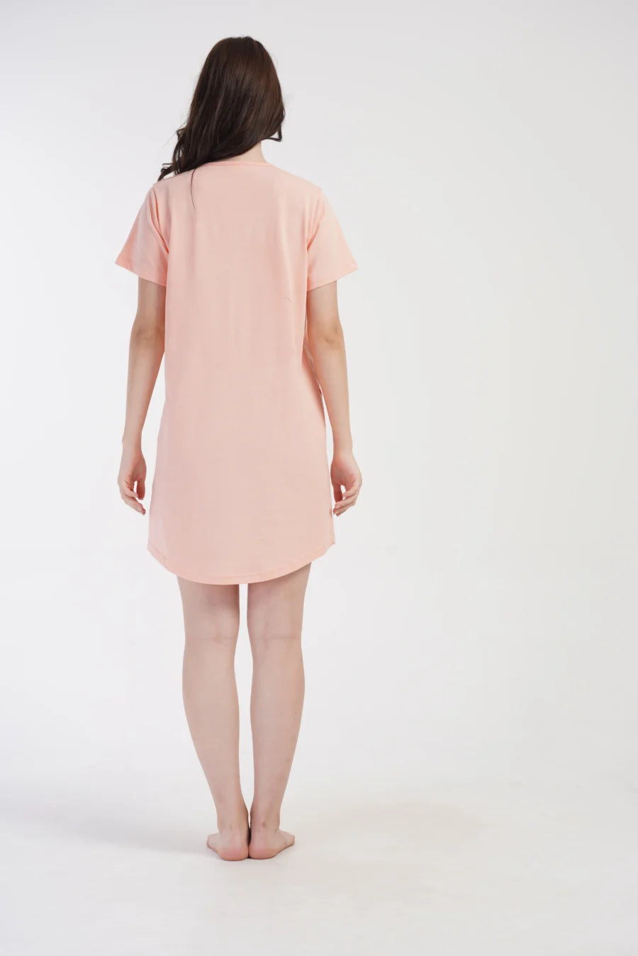 Koszula Nocna Damska Vienetta, Wonderful, Brzoskwiniowy, r. 1XL - 4XL