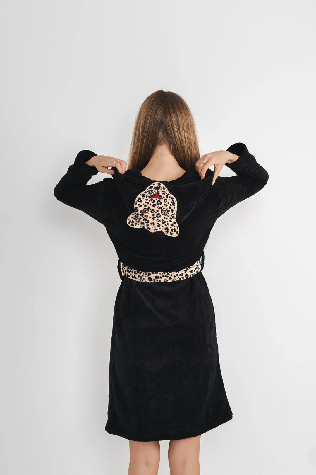 Szlafrok damski Wildcat Comfort, czarny, r. S-XL