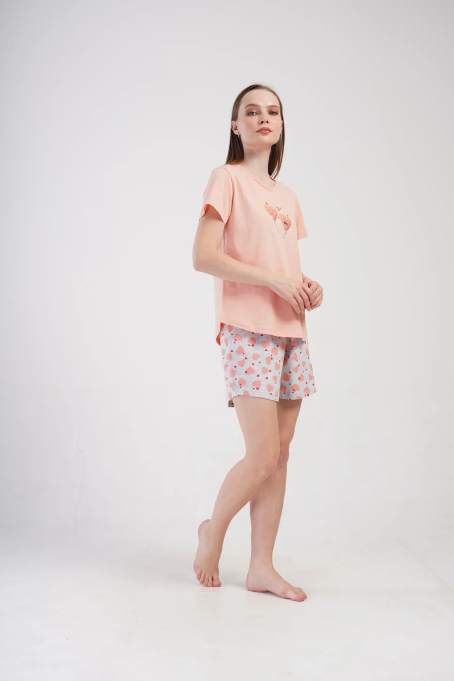 Piżama Damska Vienetta Boom, Różowy, S -XL