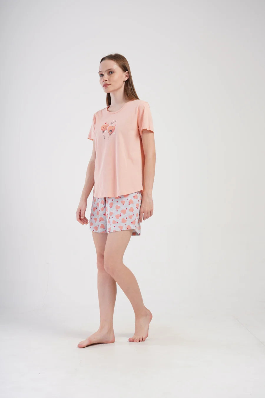 Piżama Damska Vienetta Boom, Różowy, S -XL