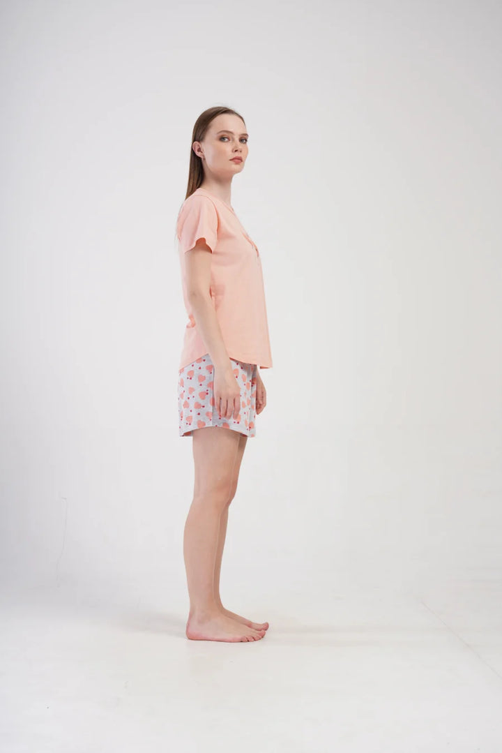 Piżama Damska Vienetta Boom, Różowy, S -XL